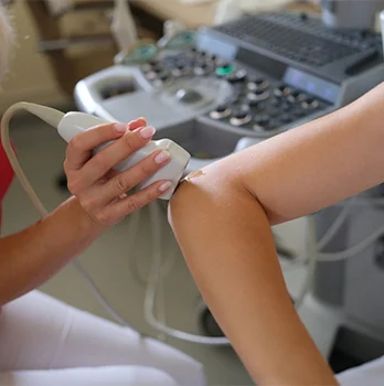 ultrasonido de codo para niño