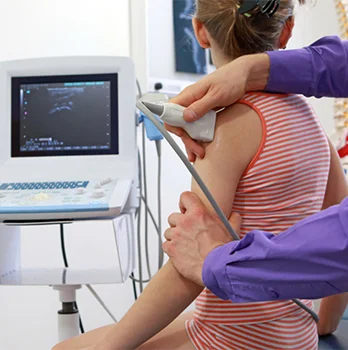 ultrasonido de hombro para niño